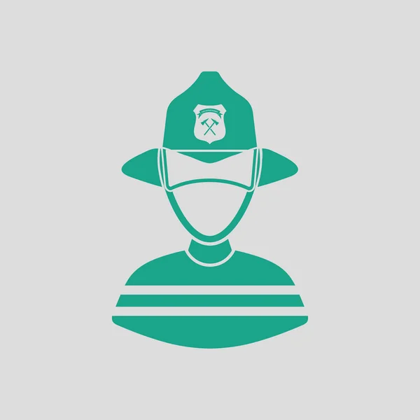 Fireman icon  illustration. — Stock Vector