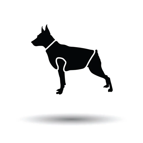 Собака полотнища значок — стоковий вектор