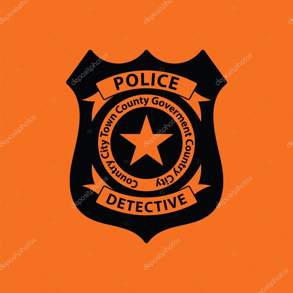 Police Badge Icon Stock Vector Image By C Angelp 128969114