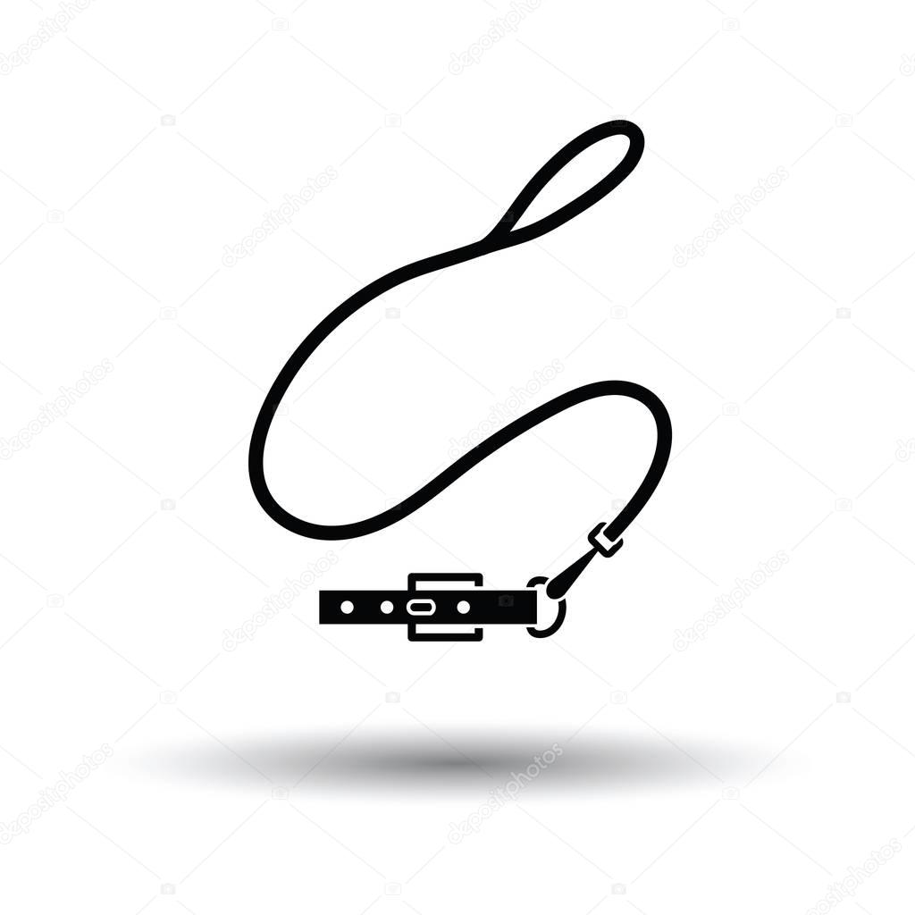 Dog lead icon