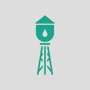 Water tower icon clipart