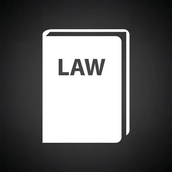 Törvény-könyv-ikonra — Stock Vector