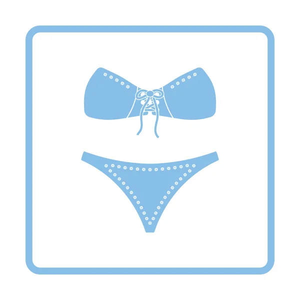 Sex bra and pants icon — Stock Vector