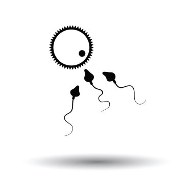 Sperm ve yumurta hücre simgesi