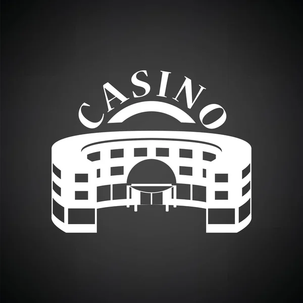 Ikona budynek Casino — Wektor stockowy