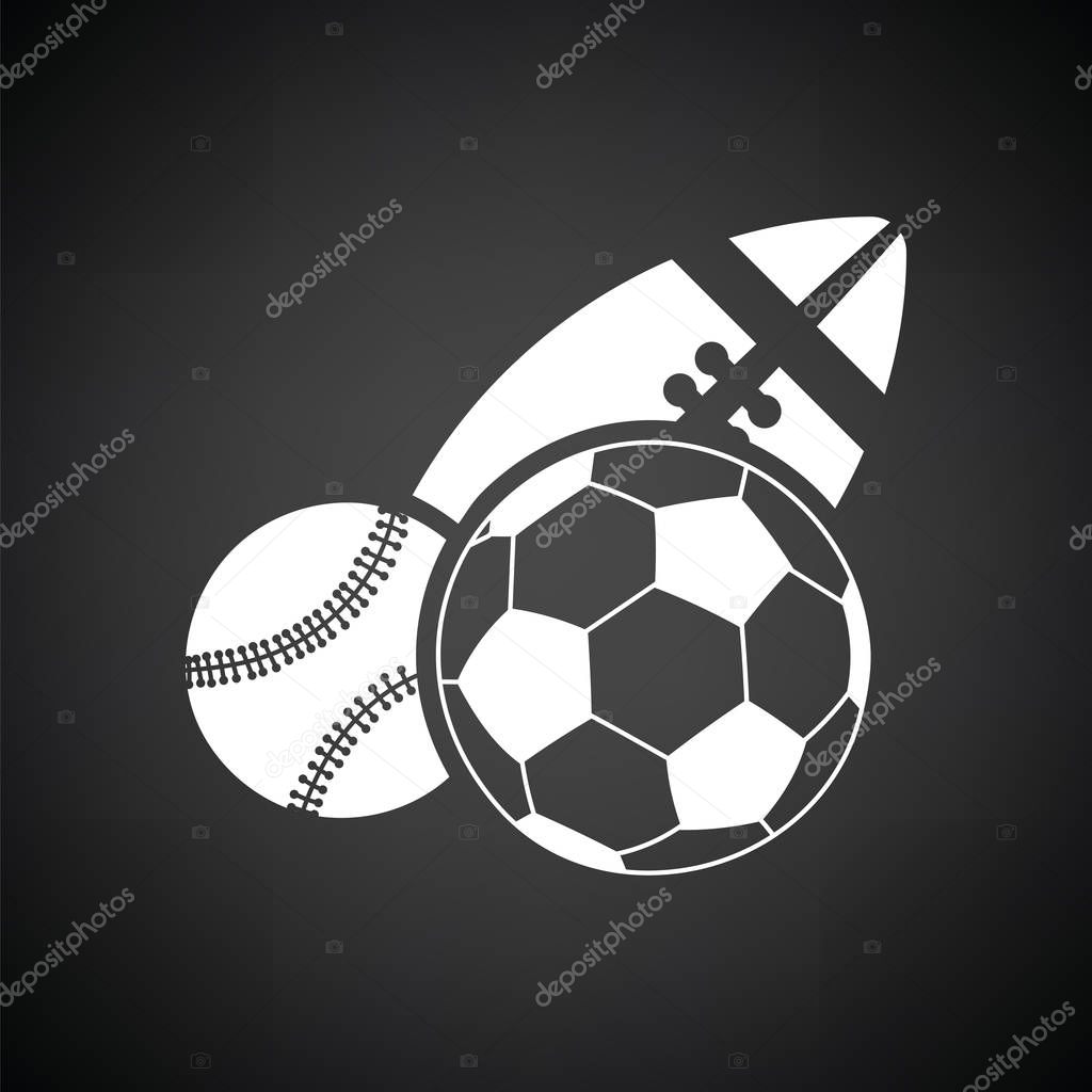 Sport balls icon