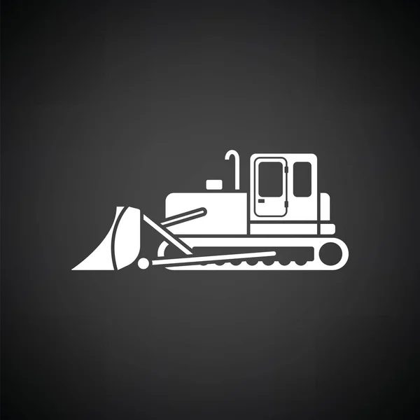 Icono de la excavadora de construcción — Vector de stock