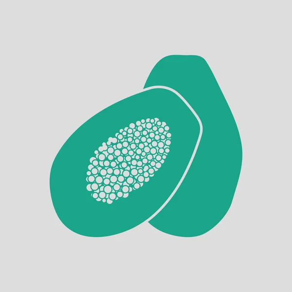 Illustration icône papaye . — Image vectorielle