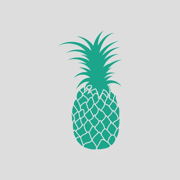 Ananas simgesi illüstrasyon. — Stok Vektör