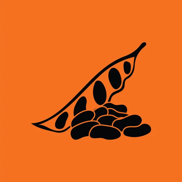 Obrázek ikony fazole. — Stockový vektor
