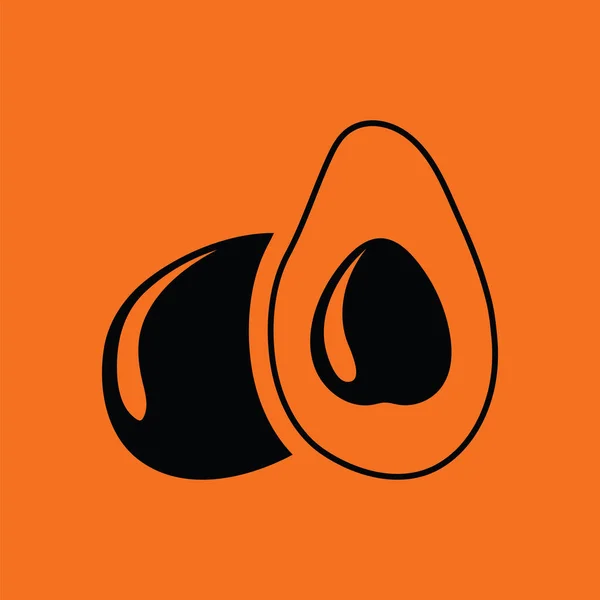 Illustration zum Avocado-Symbol. — Stockvektor