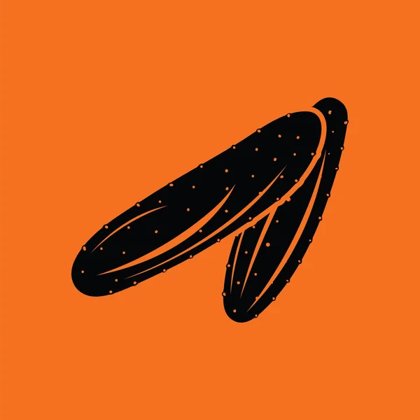 Icono de pepinos negros — Archivo Imágenes Vectoriales