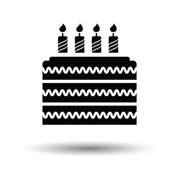 Party cake-pictogram — Stockvector