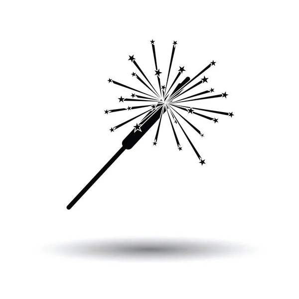 Partido Sparkler icono — Vector de stock