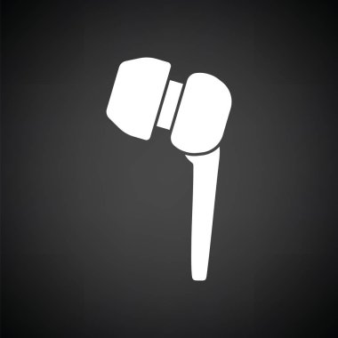 kulaklık simgesi illüstrasyon.