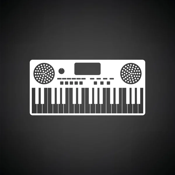 Ícone de sintetizador de música —  Vetores de Stock