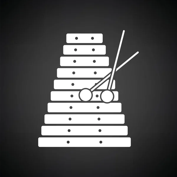Xylofon ikon illustration. — Stock vektor