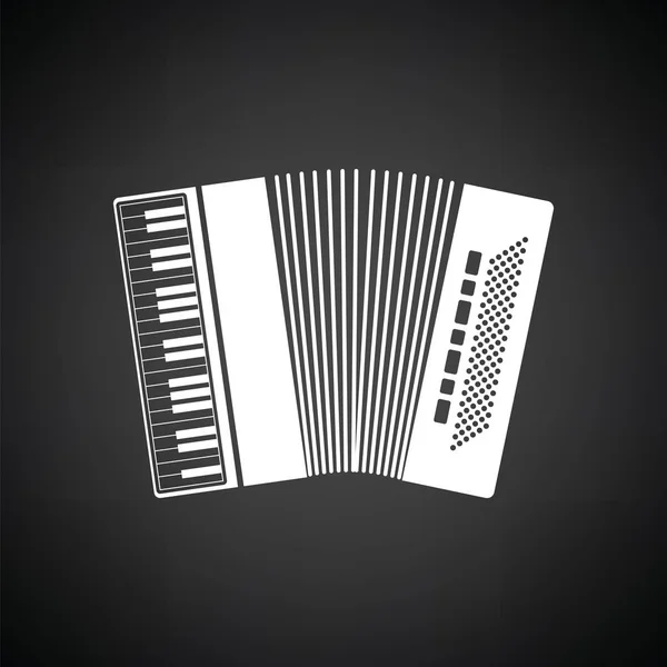 Illustration icône accordéon . — Image vectorielle