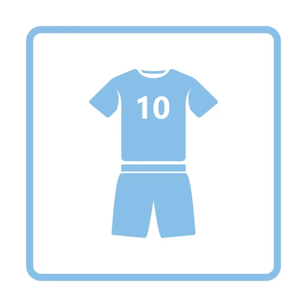 Soccer uniform icon — Stock Vector