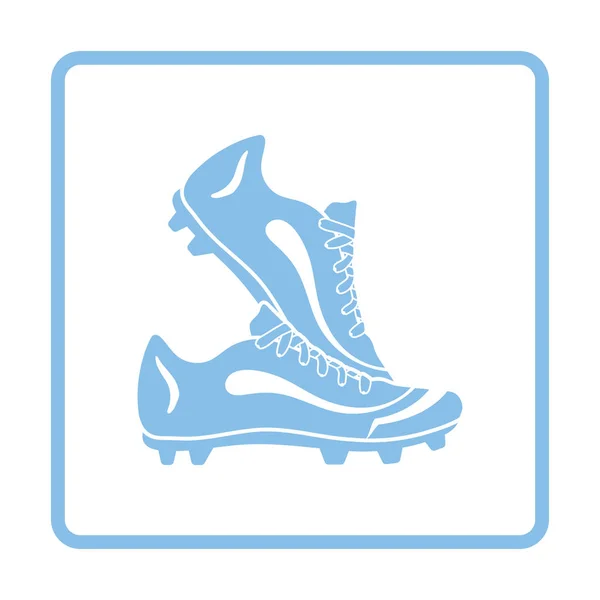 Futebol par de botas ícone —  Vetores de Stock