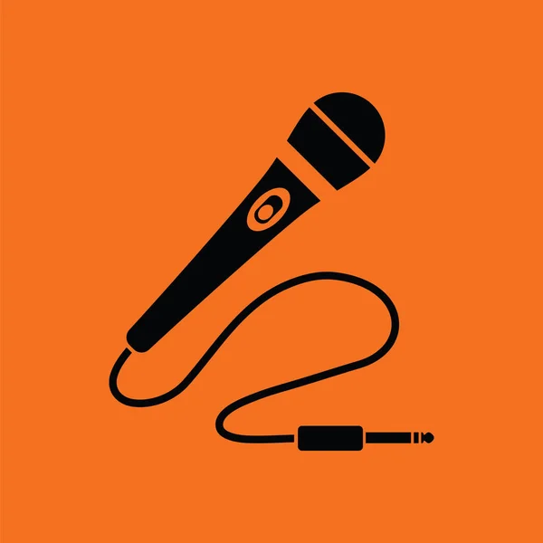 Icono de micrófono de karaoke — Vector de stock