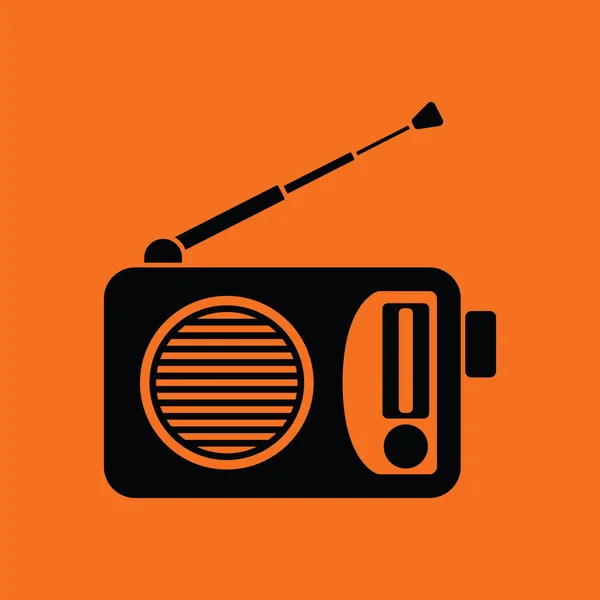 Illustration icône radio . — Image vectorielle