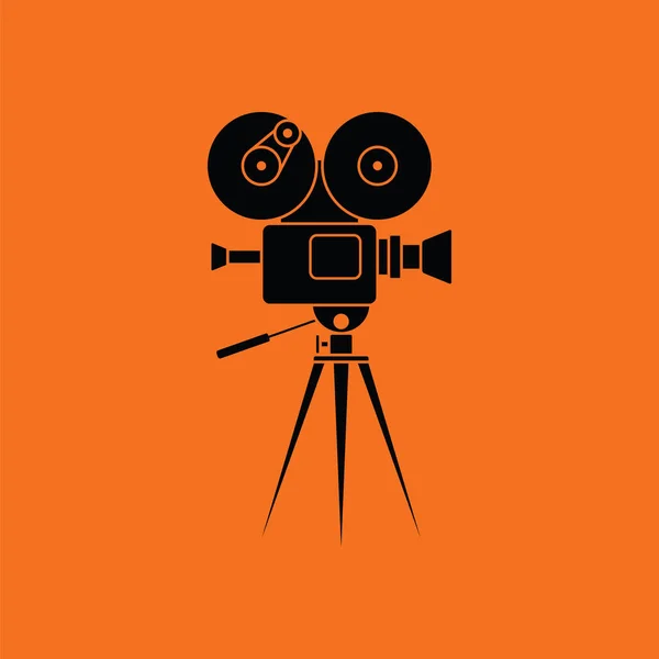 Retro cinema camera icon — Stock Vector