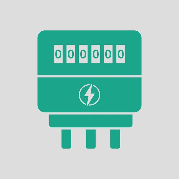 Electric meter icon — Stock Vector