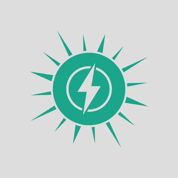 Zonne-energie pictogram — Stockvector