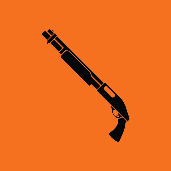 Pomp-action shotgun pictogram — Stockvector