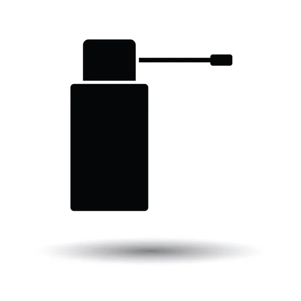 Icône d'inhalateur avec design d'ombre — Image vectorielle