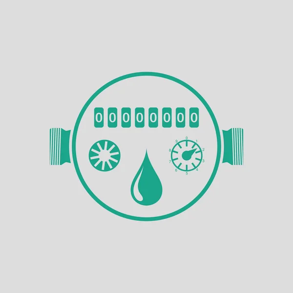 Water meter icon — Stock Illustration Water meter icon Royalty Free Stock Vectors
