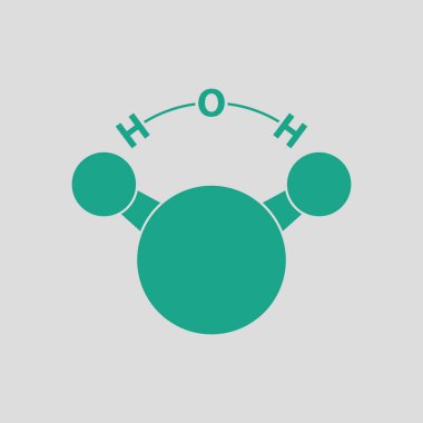 Kimyasal molekül su simgesi