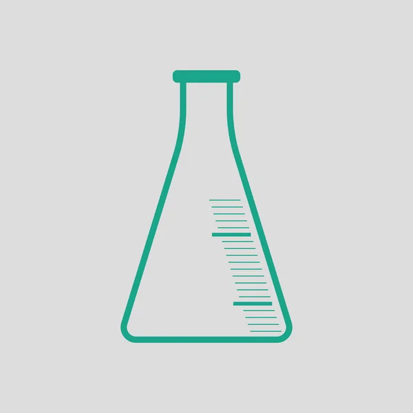 Ícone do frasco de cone de química —  Vetores de Stock