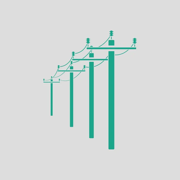 High voltage line icon — Stock Vector