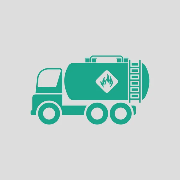 Fuel tank truck icon — Stock Vector