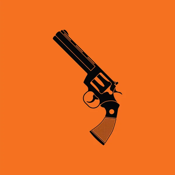 Revolver gun icon — Stock Vector