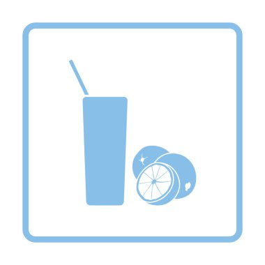 Portakal suyu cam kutsal kişilerin resmi