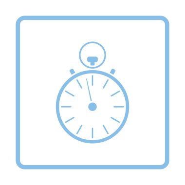 Kronometre simgesi illüstrasyon.