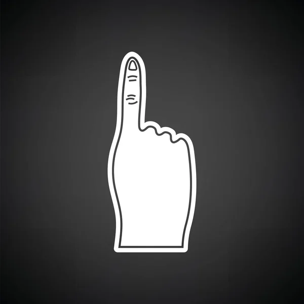 Fans schäumen Finger-Symbol — Stockvektor