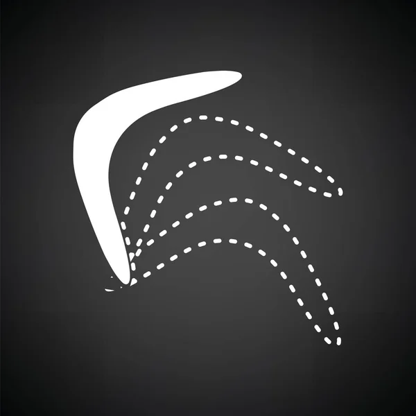 Illustration de l'icône Boomerang . — Image vectorielle