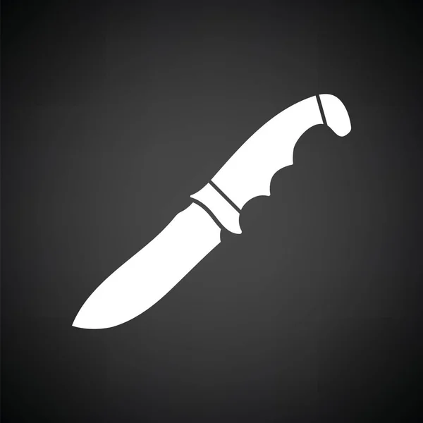 Icono cuchillo de caza — Vector de stock
