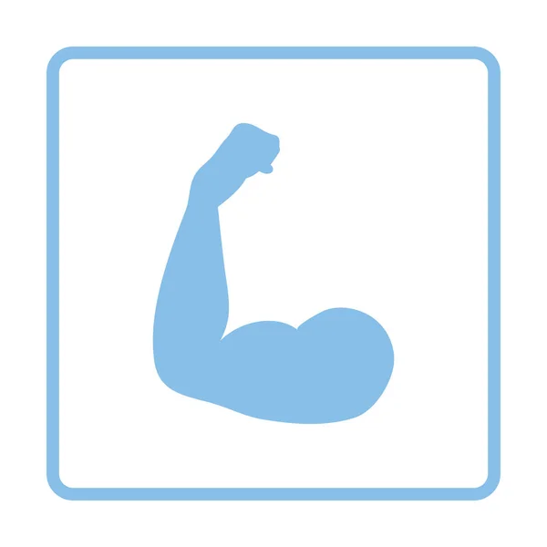 Ilustración de iconos Bicep . — Vector de stock