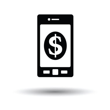Dolar işareti simgesi ile Smartphone