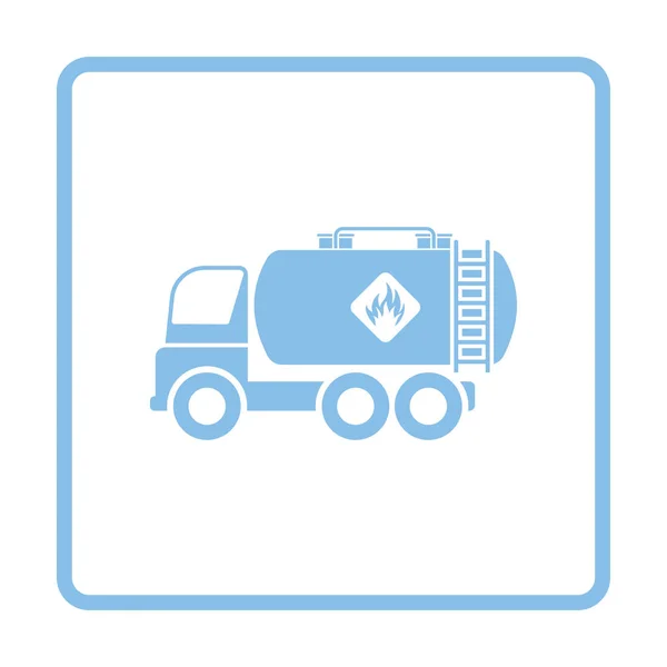 Petrol kamyonu simgesi — Stok Vektör