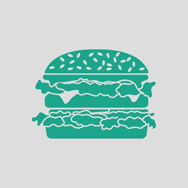 Ilustración de icono de hamburguesa . — Vector de stock
