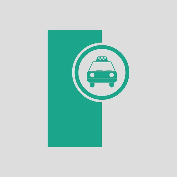 Taxi station pictogram — Stockvector