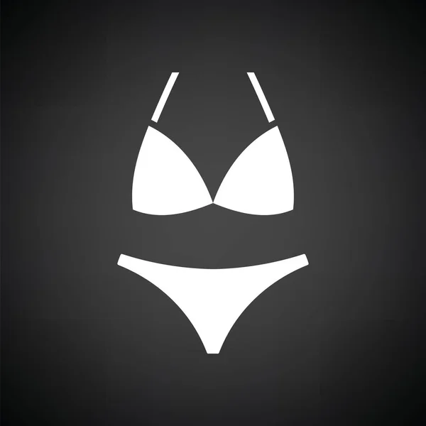 Ilustración de icono de bikini . — Vector de stock