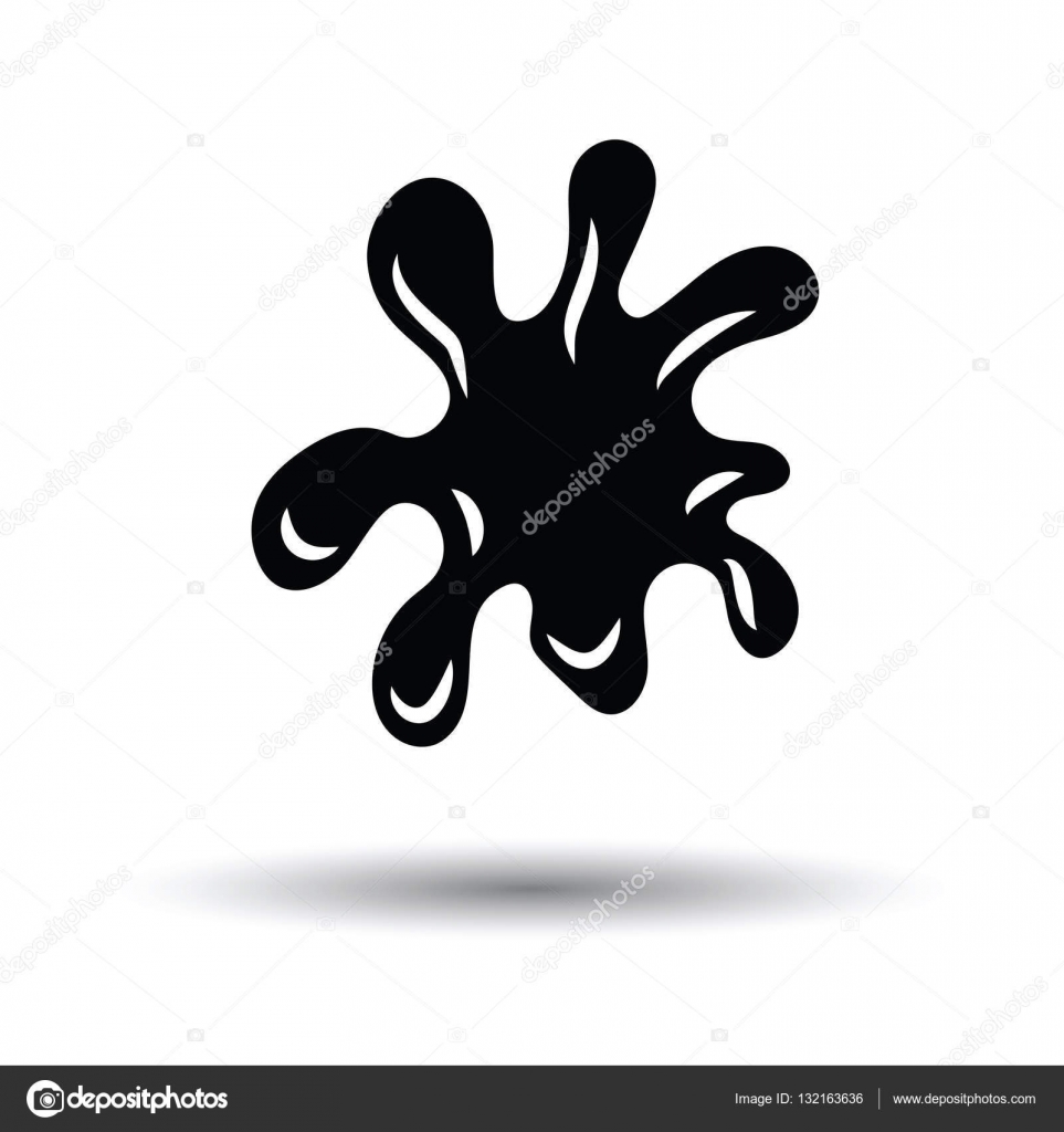 Farbklecks-Ikone Stock-Vektorbild von ©angelp 132163636, image size:963x1024