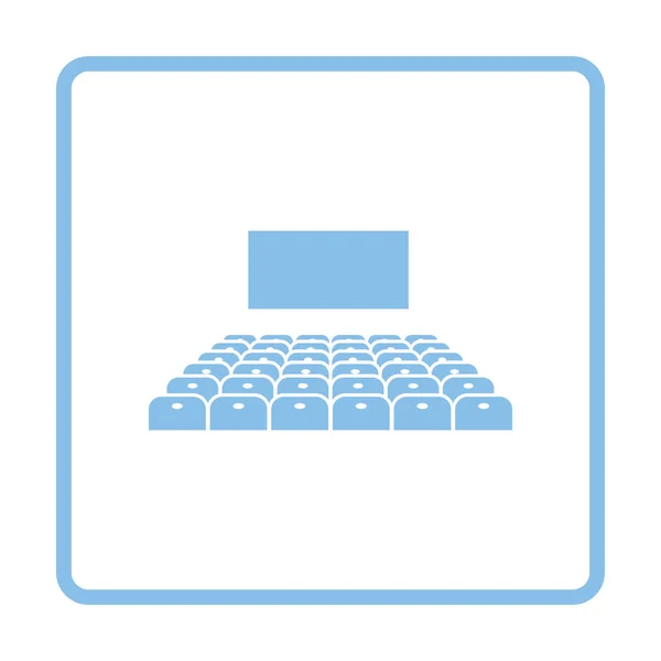 Icono de auditorio de cine — Vector de stock